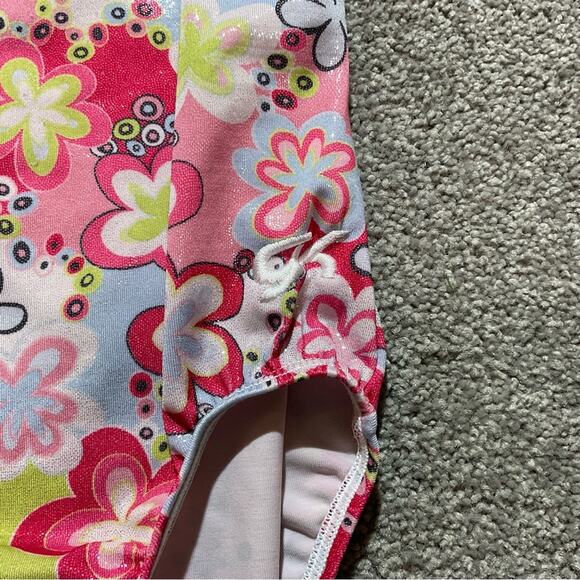 GK Elite Flower Gymnastics Leotard Small - Picture 5 of 6